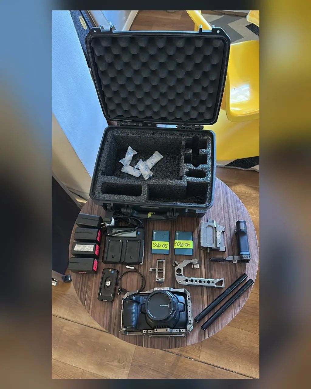 KIT BLACKMAGIC POCKET 6K + ACESSÓRIOS - Foto 5