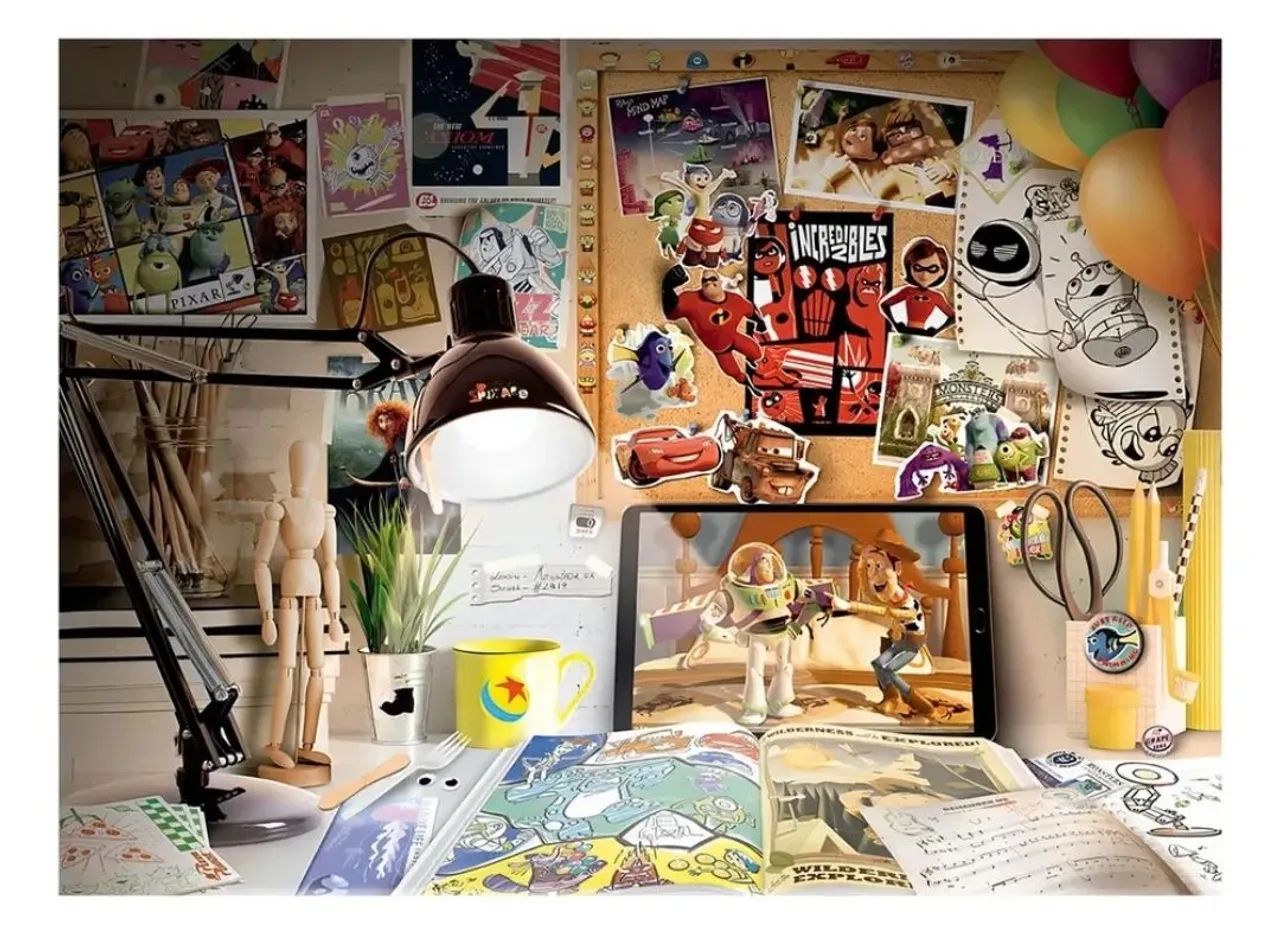 Quebra cabeça pixar grow