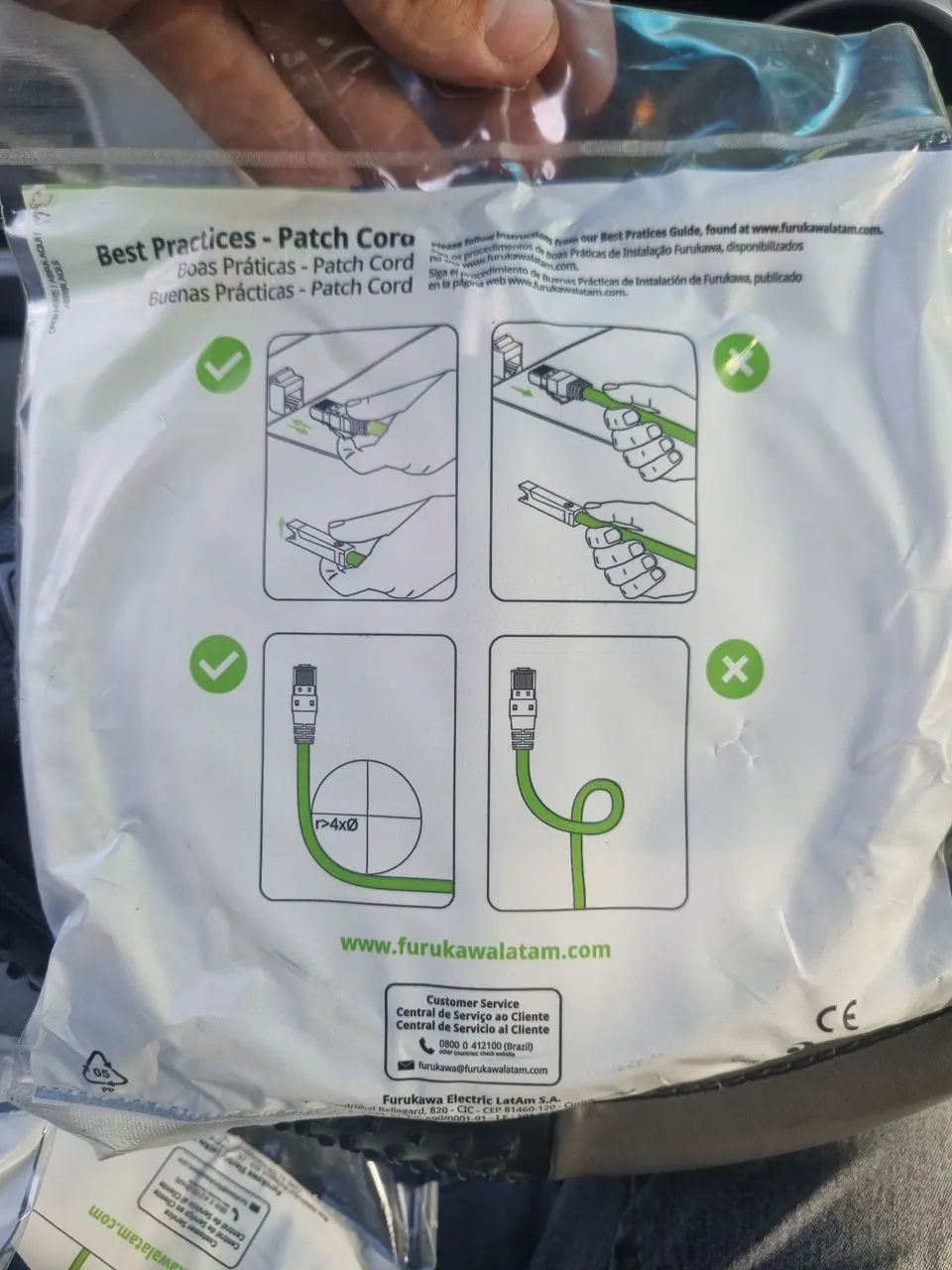 Patch Cord Furukawa 1,5m - Foto 2