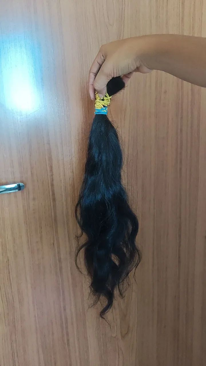 Cabelo humano 80g 50cm