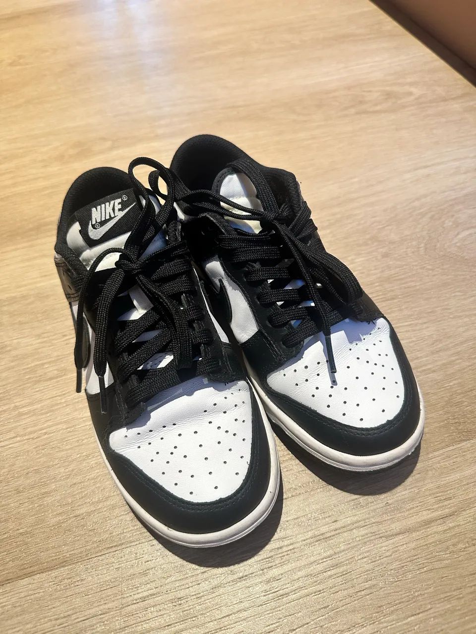 Tênis Nike Dunk Low Panda Feminino 35 - Foto 5