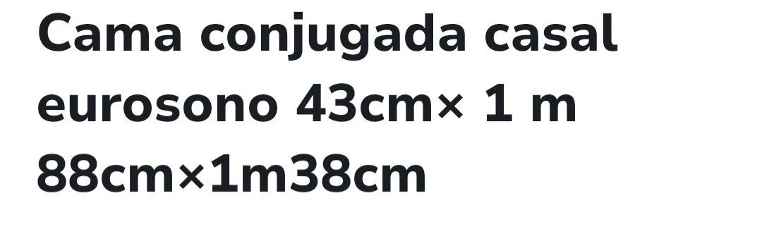 cama casal eurosono