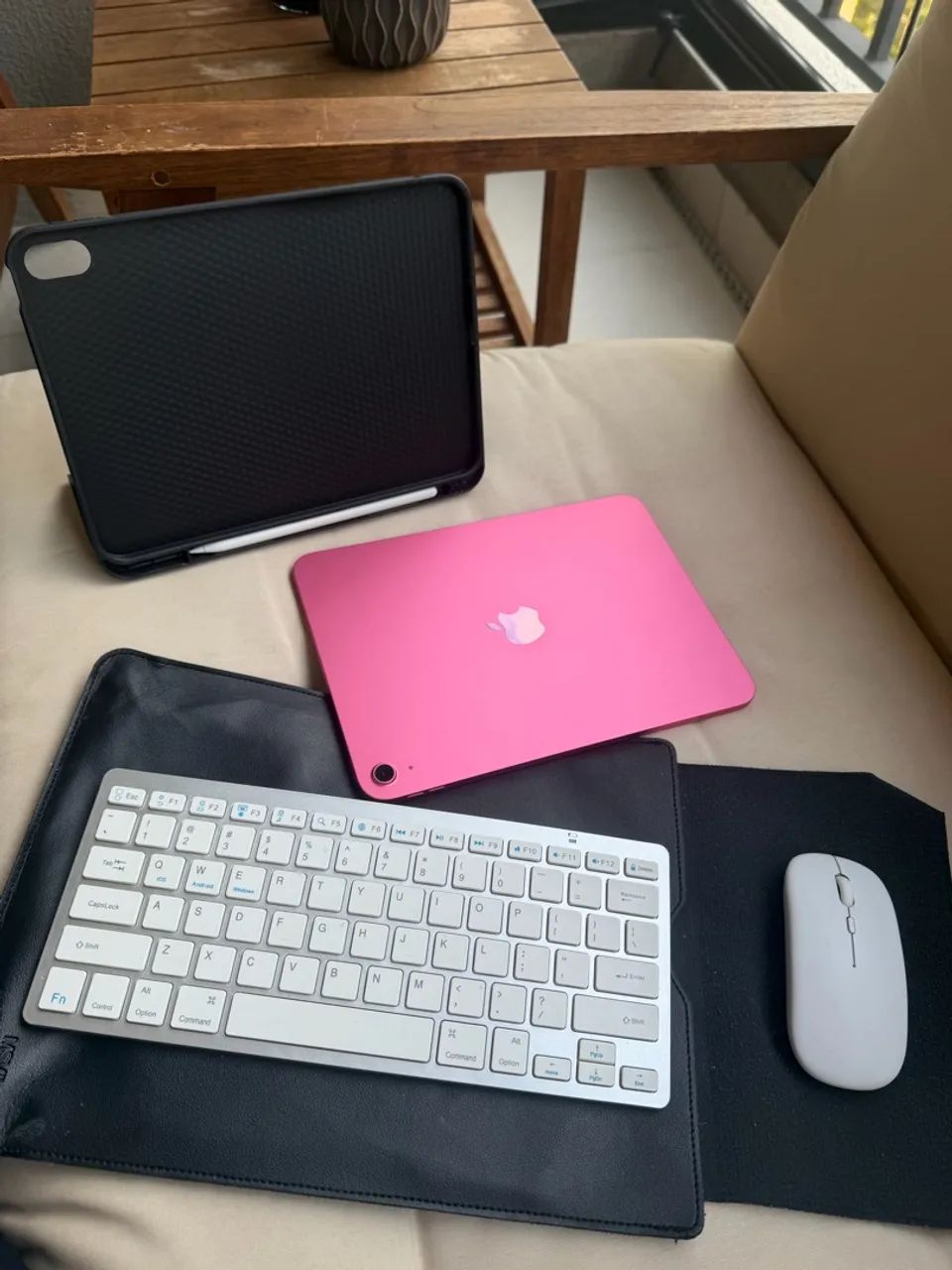iPad a16 novíssimo com caneta teclado e mouse - Foto 4