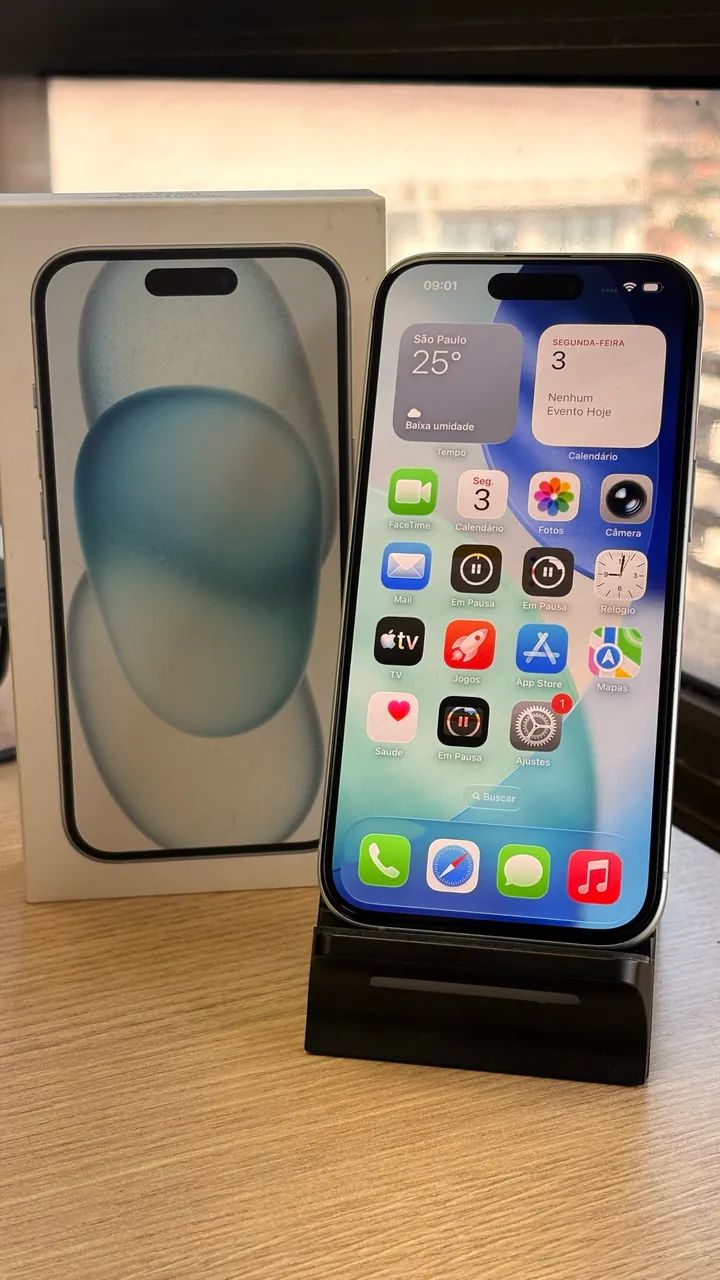 iPhone 15 128gb azul - Foto 2