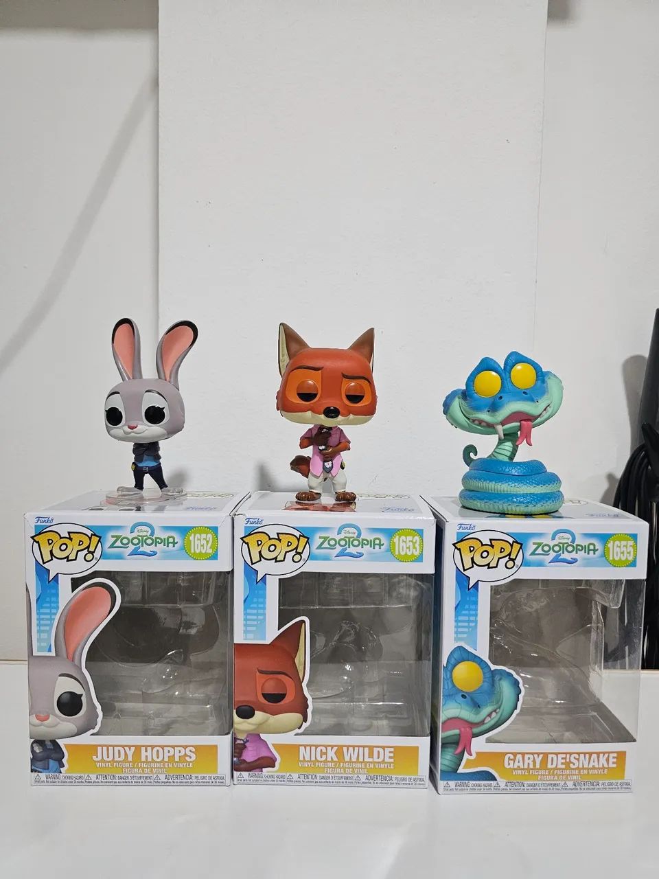 Funko Pop! Zootopia 2 - Nick Wilde #1653 + Judy #1652 + Gary #1655