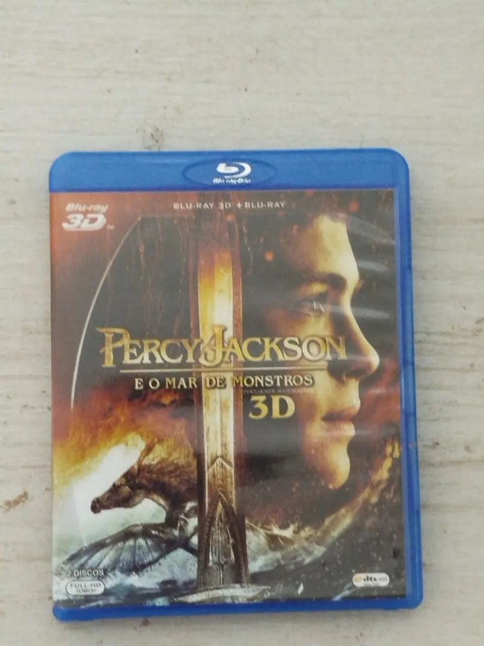 Blu-ray + blu-ray 3D Percy  Jackson e o mar de monstros - Foto 3