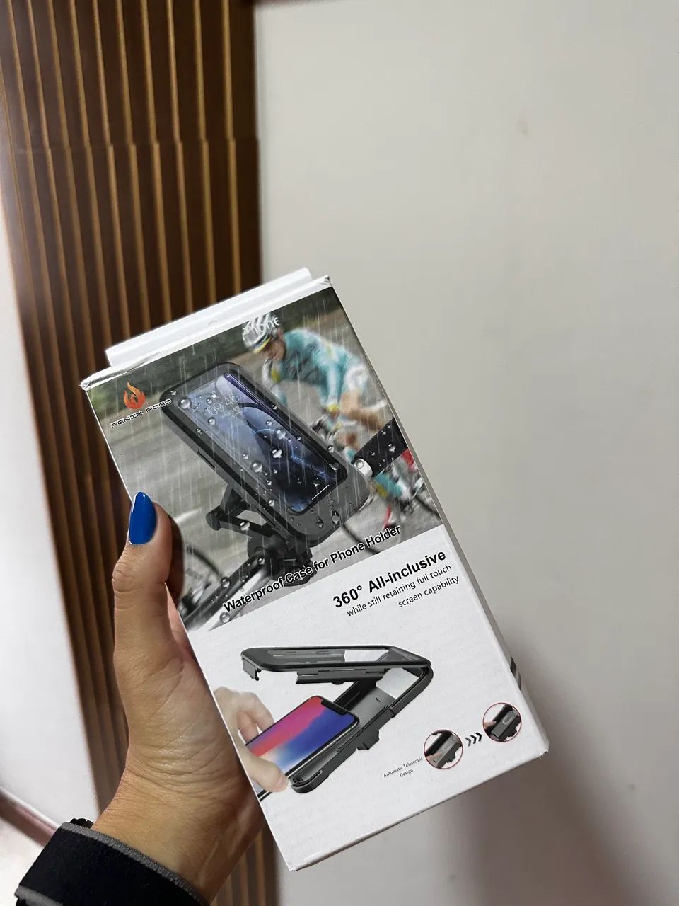 Suporte Porta Celular Moto Bike Á Prova Dágua 360° Articulado 6.5 POLEGADAS - Foto 2