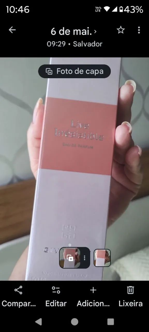 Perfume live, Givenchy 50 ml- lacrado 