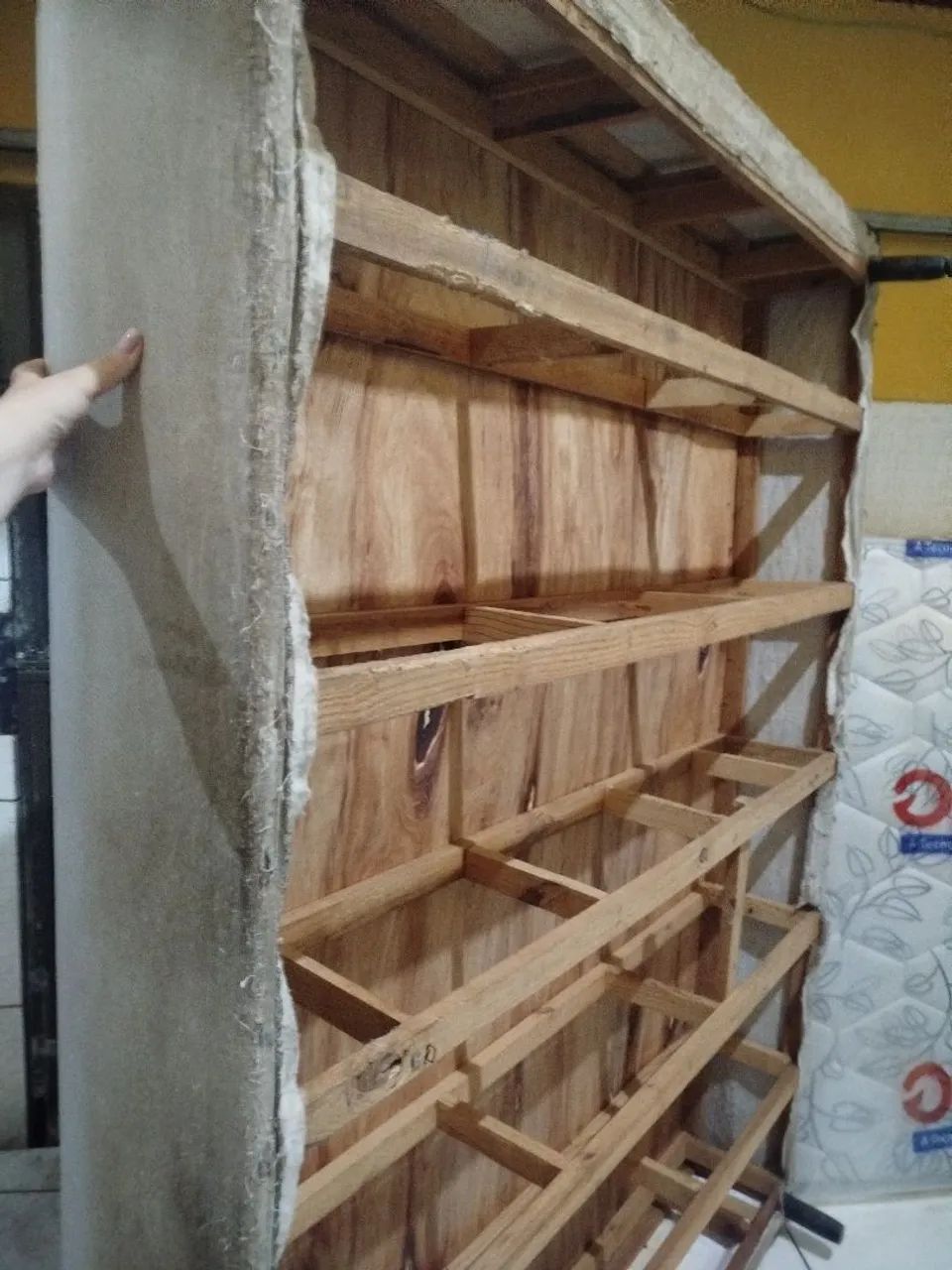 Cama de casal box completa com colchão - Foto 3