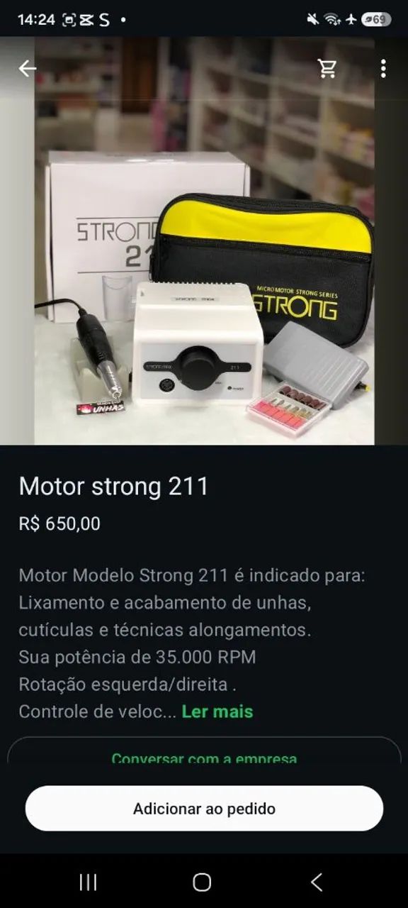 Material de alongamento de unha - Foto 4