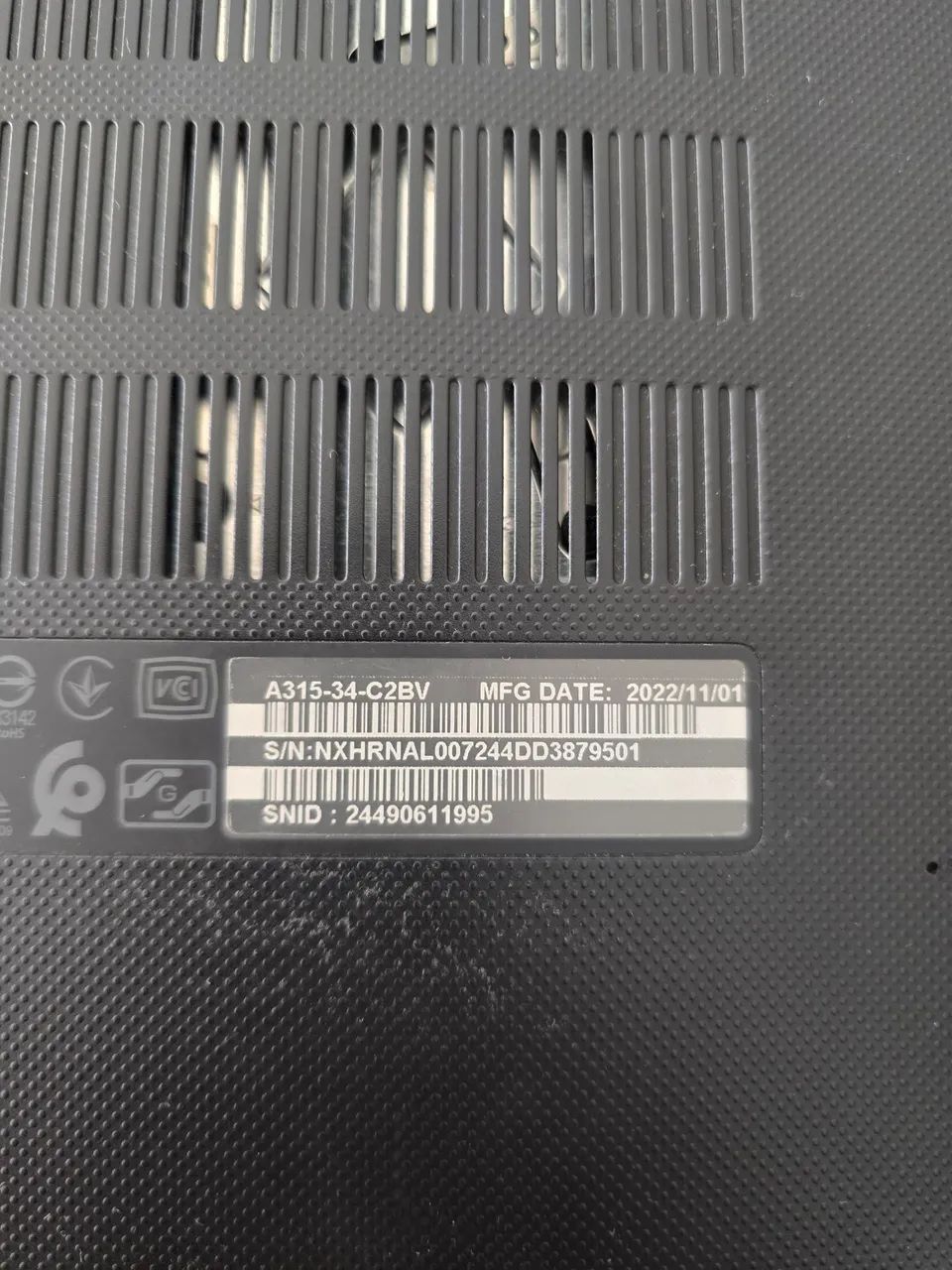 Notebook Acer para reparo - Foto 3