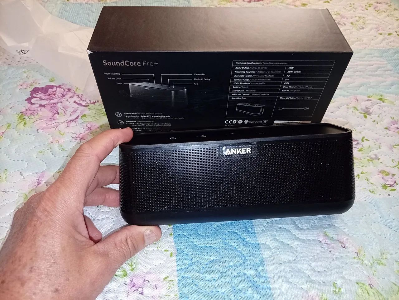 caixa de som Soundcore pró+ da Anker de 25w
