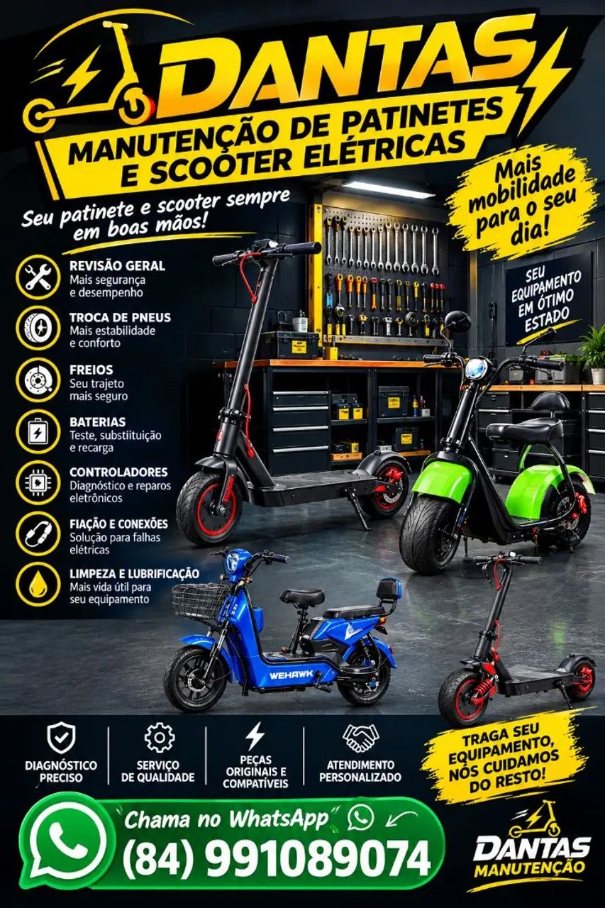 Dantas Manutenção de patinetes e scooter 