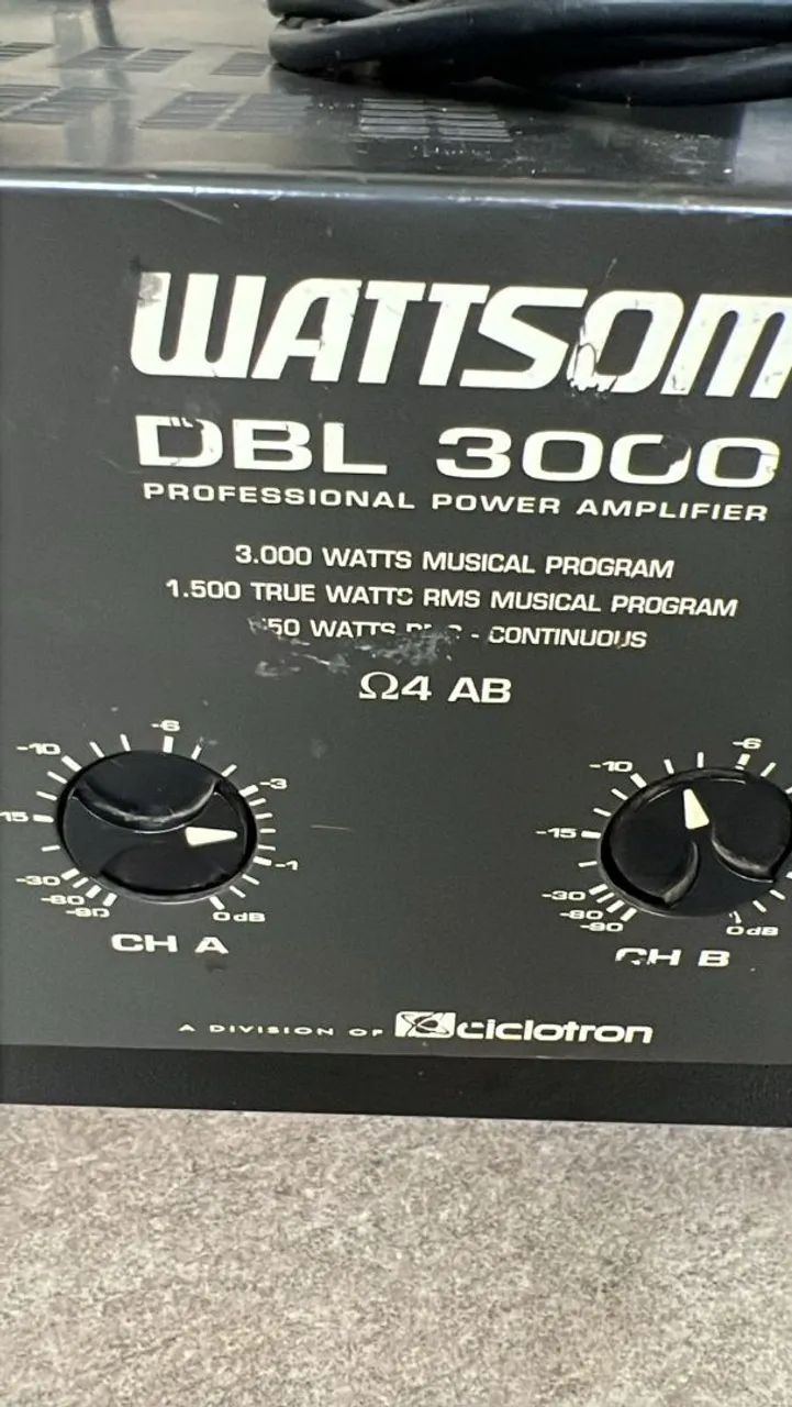 Som profissional com amplificador Wattson DBL 3000 Watts - Foto 5