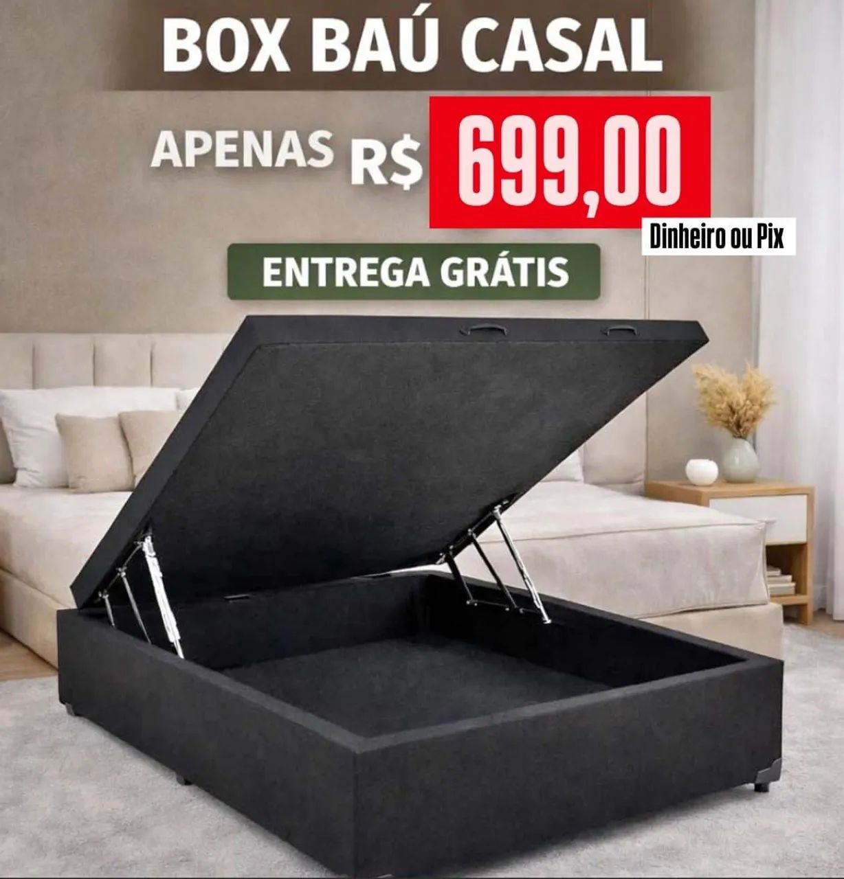 Frete grátis e só paga na hora da entrega 