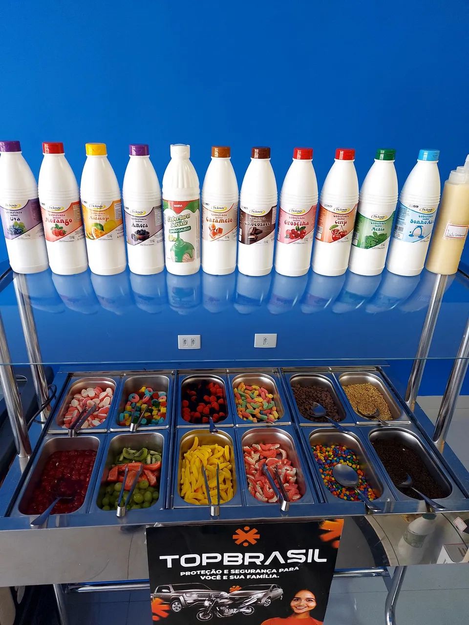 Expositor de Docinhos de inox + cubas com a tampa de acrílico  - Foto 2