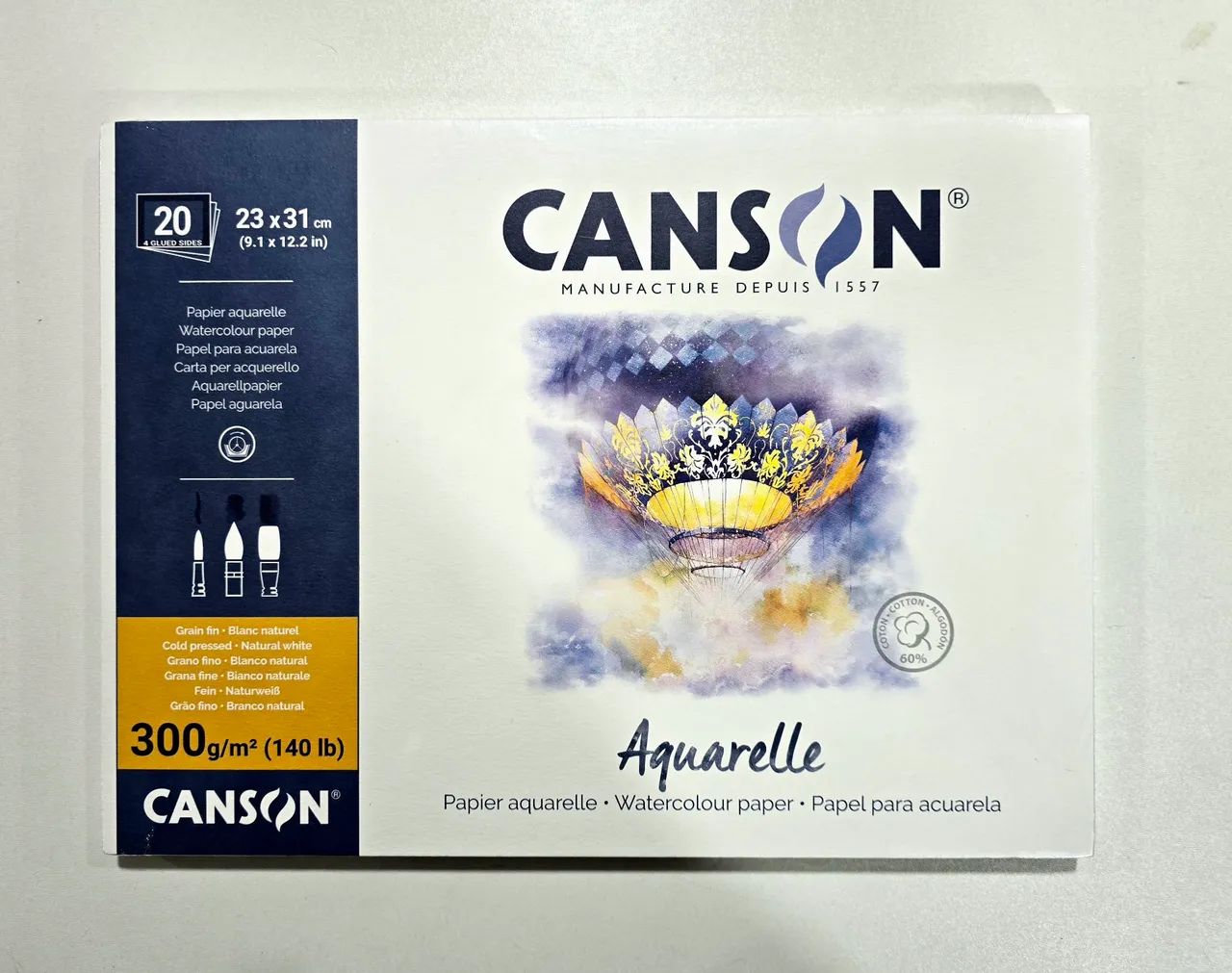 Bloco aquarelle Canson