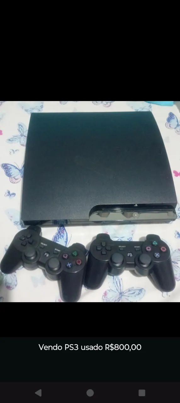 PS3 Usado completo, desbloqueado!