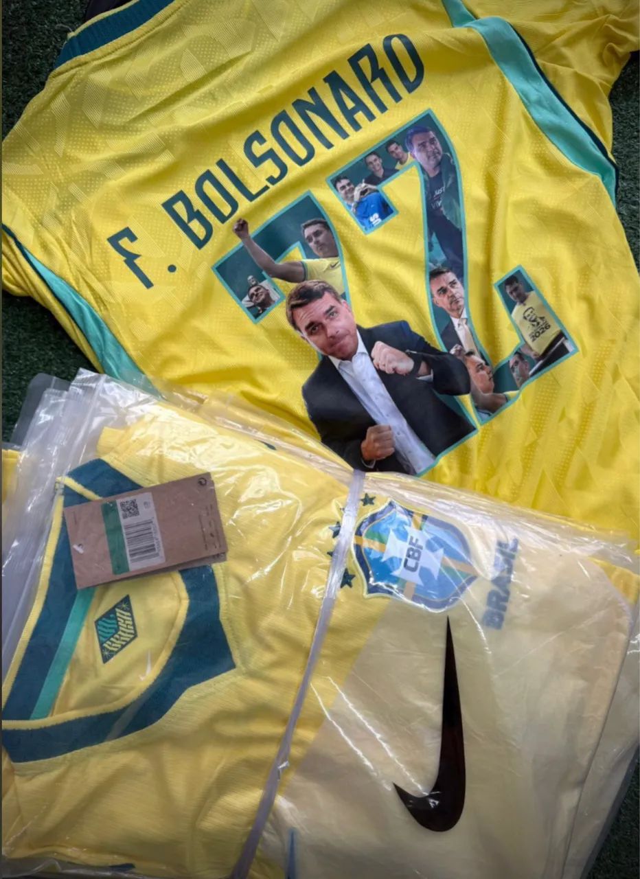 Camisa Brasil Flavio bolsonaro