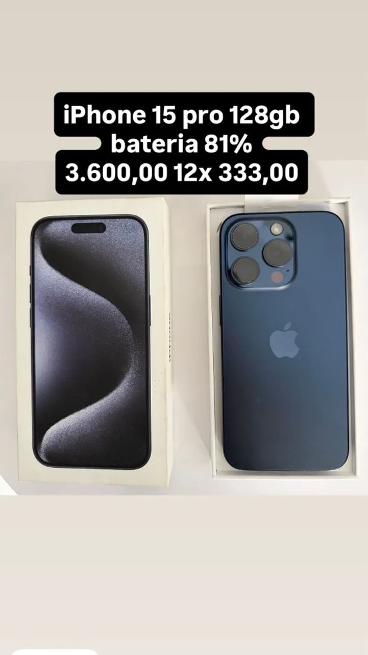 iPhone 15 pro 128 gb
