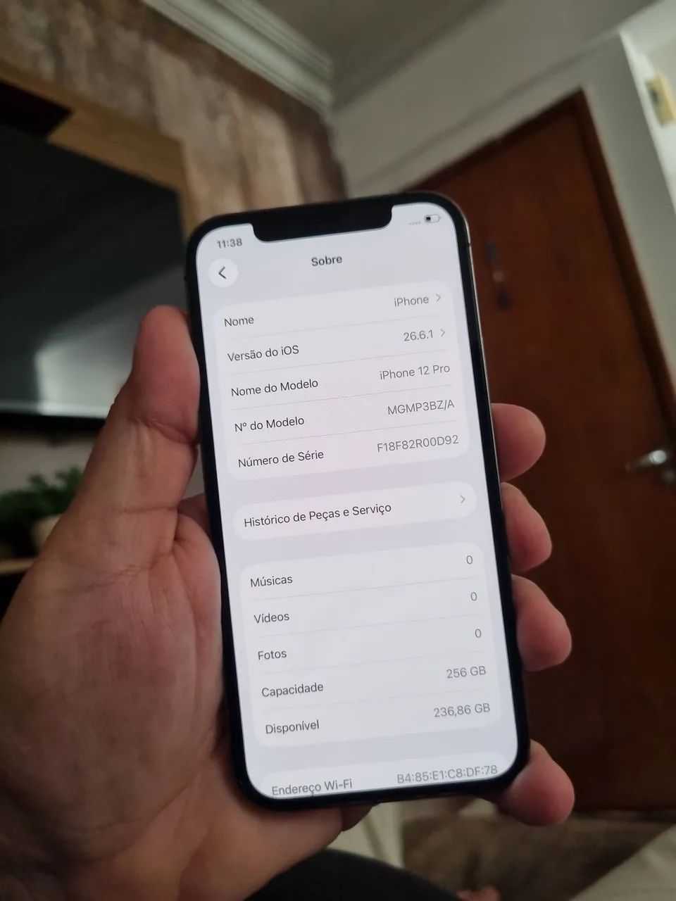 Vende-se ou troca 12 Pro 256gb  - Foto 3