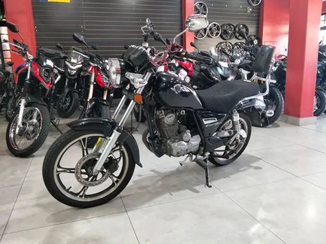 Moto Chopper 150cc com Sissy bar 