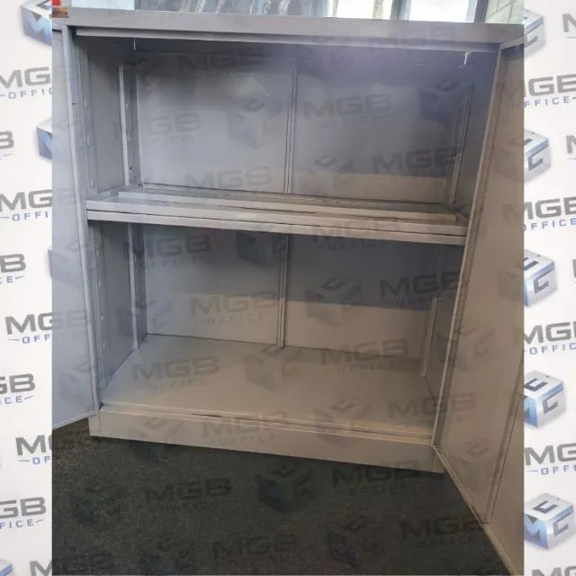 Armário Baixo de Aço com 2 Portas e 2 Prateleiras - 1,00x0,90x0,40cm - ENTREGAS EM ATÉ 24h - Foto 3