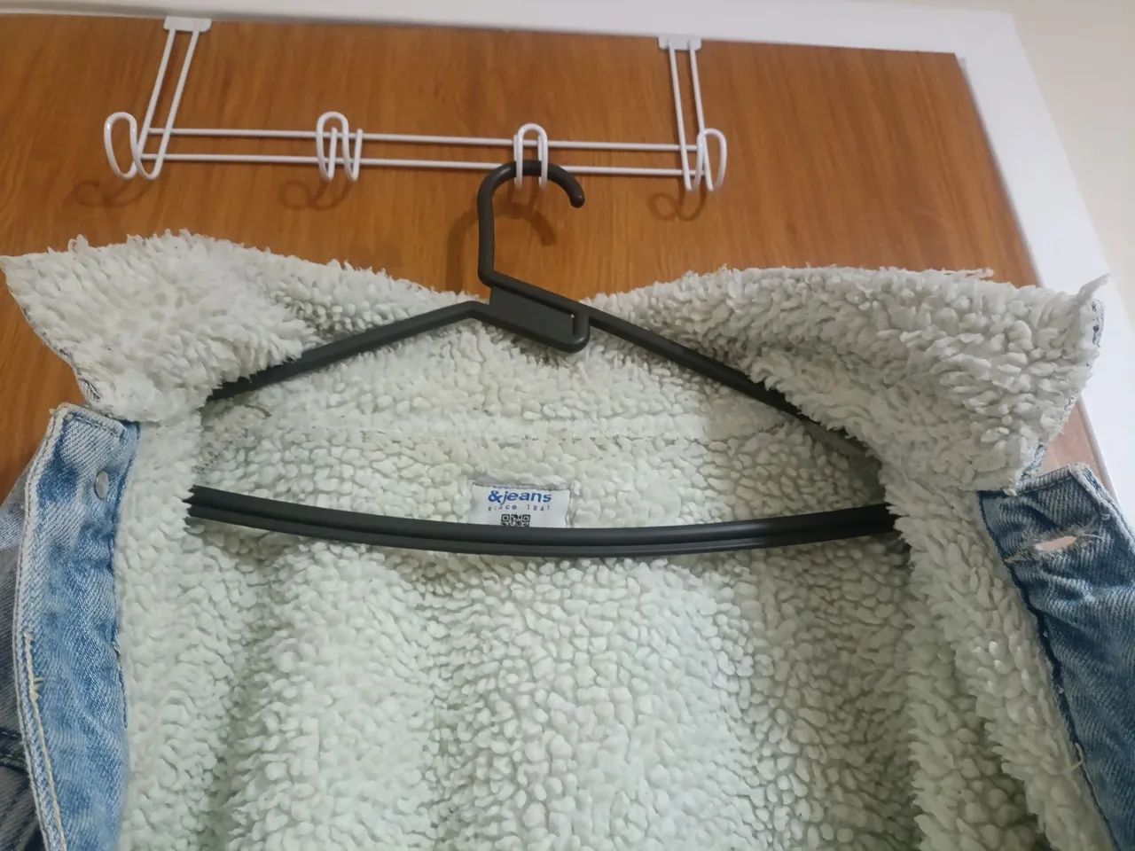Jaqueta casaco jeans peluciada - Foto 4
