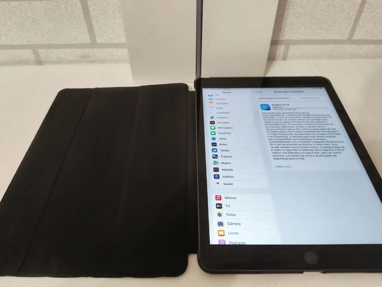 iPad 7 - 32 Gb - Preto - Completo + Caneta - Foto 4