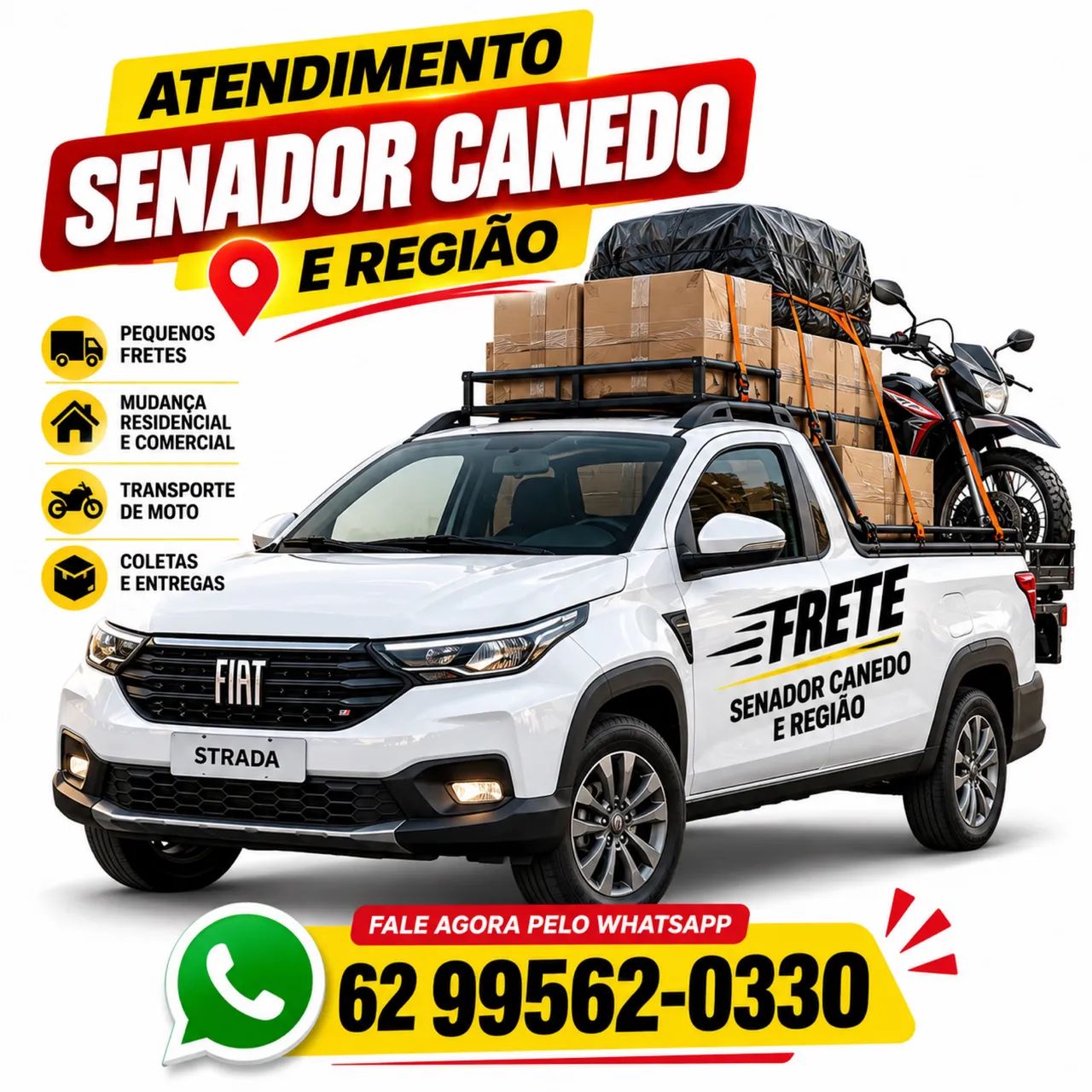 Frete senador Canedo / região  - Foto 2