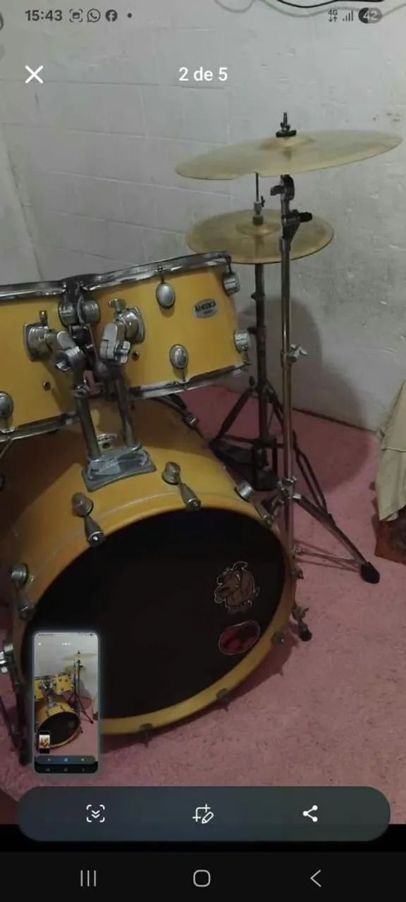 Vendo bateria - Foto 4