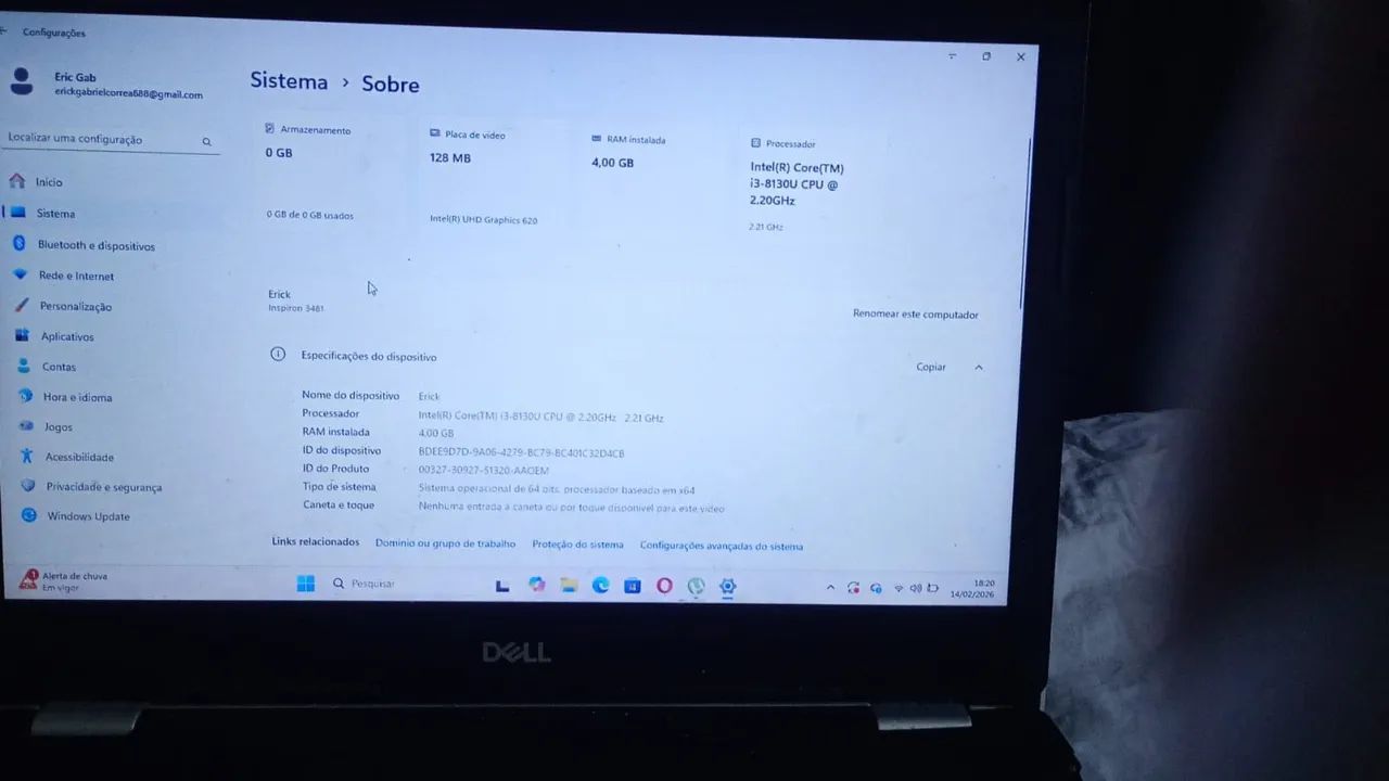 Notebook Inspirion 14 i3 - Foto 5