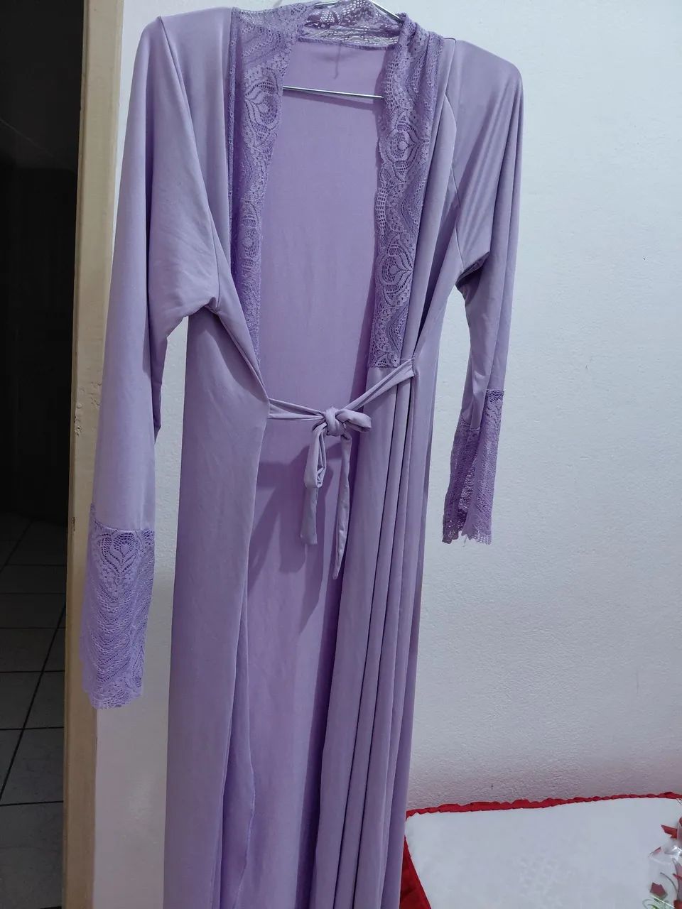 2 camisolas de amamentação com robe - Foto 2