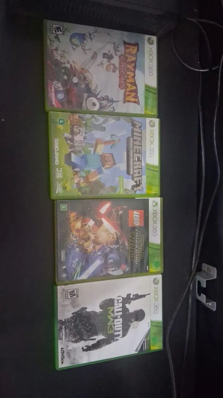 Xbox 360 com 6 controles Kinect e jogos - Foto 2
