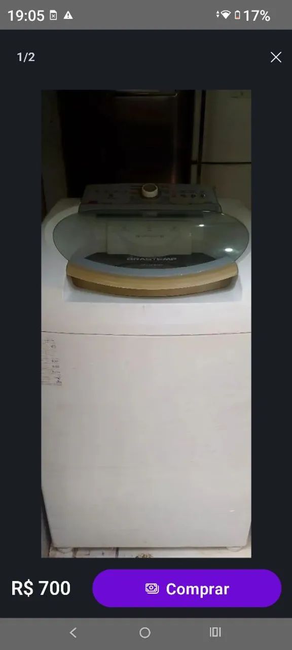 Máquina lavar Brastemp 