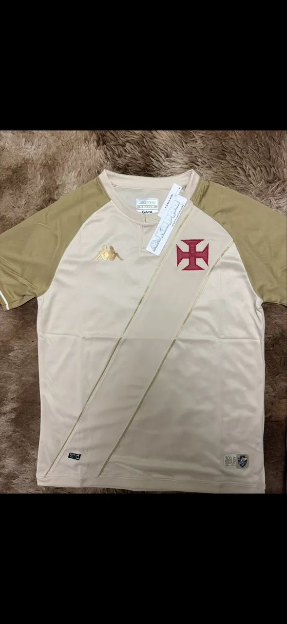 Camisa Vasco dourada - Foto 2