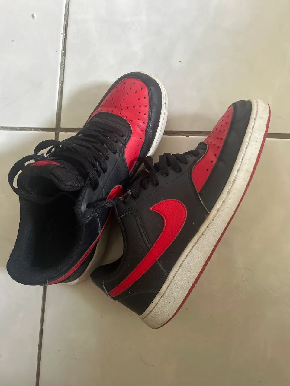 Tênis corte Vision vermelho e preto - Foto 2