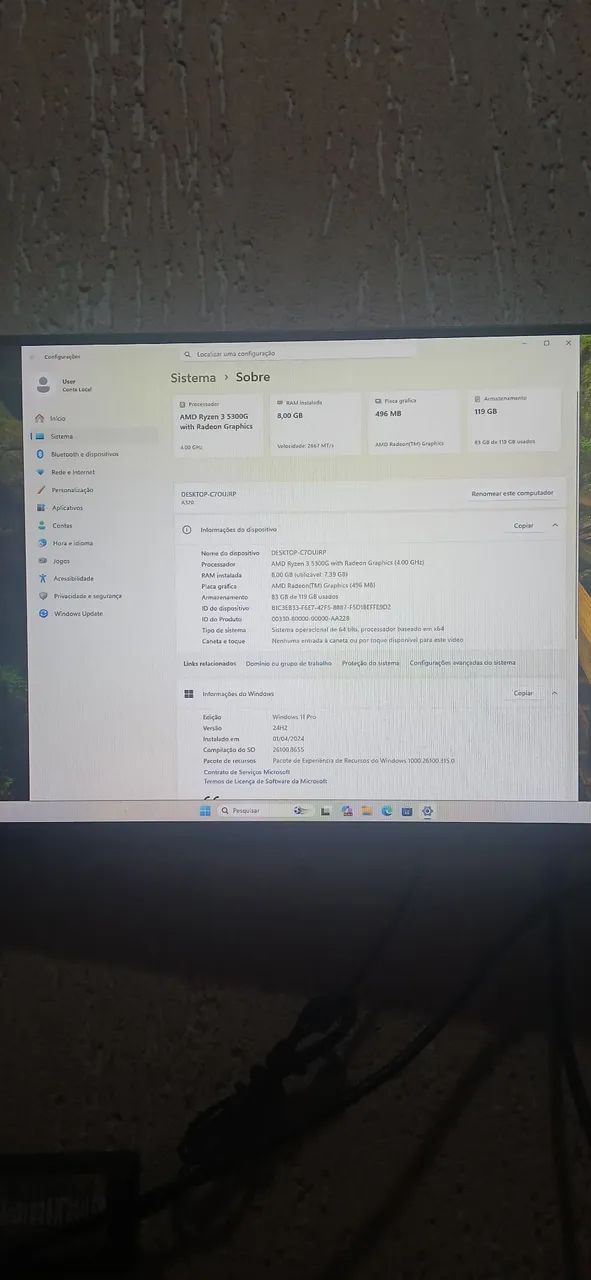 PC Gamer Ryzen 3 5300G  - Foto 5