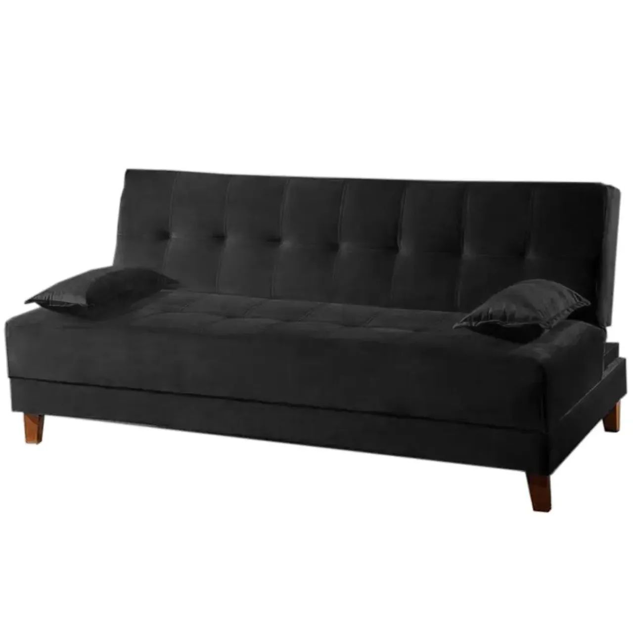 Sofá Cama Arpoador 2 Lugares 185cm Tecido Suede Innove - entrega Rapida - Foto 5