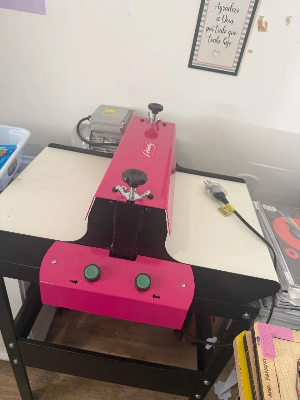 Máquina corte e vinco elétrica  - Foto 3