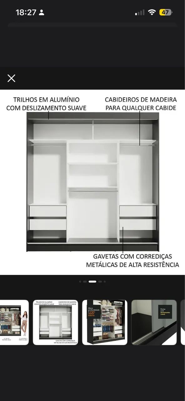 Guarda roupa de casal - Foto 3