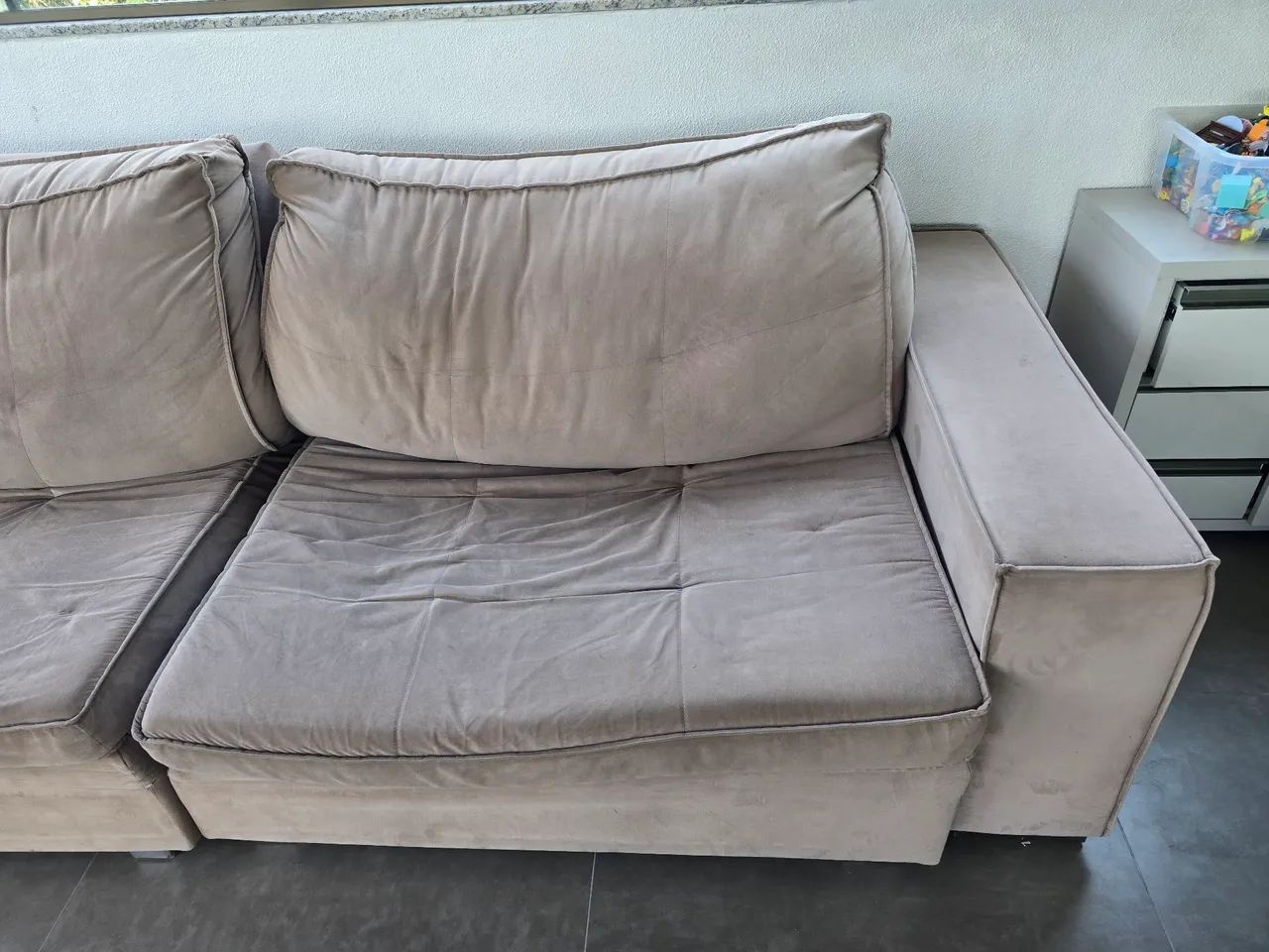 Sofá Enele reclinável. 2,86m x 1,18m.  - Foto 3