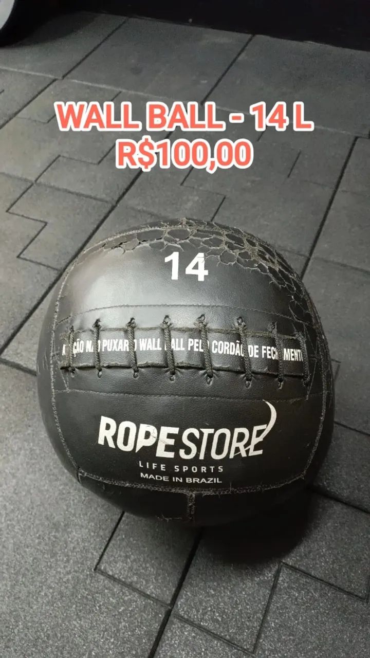 Wall Ball 14Libras(6kg) Rope Store