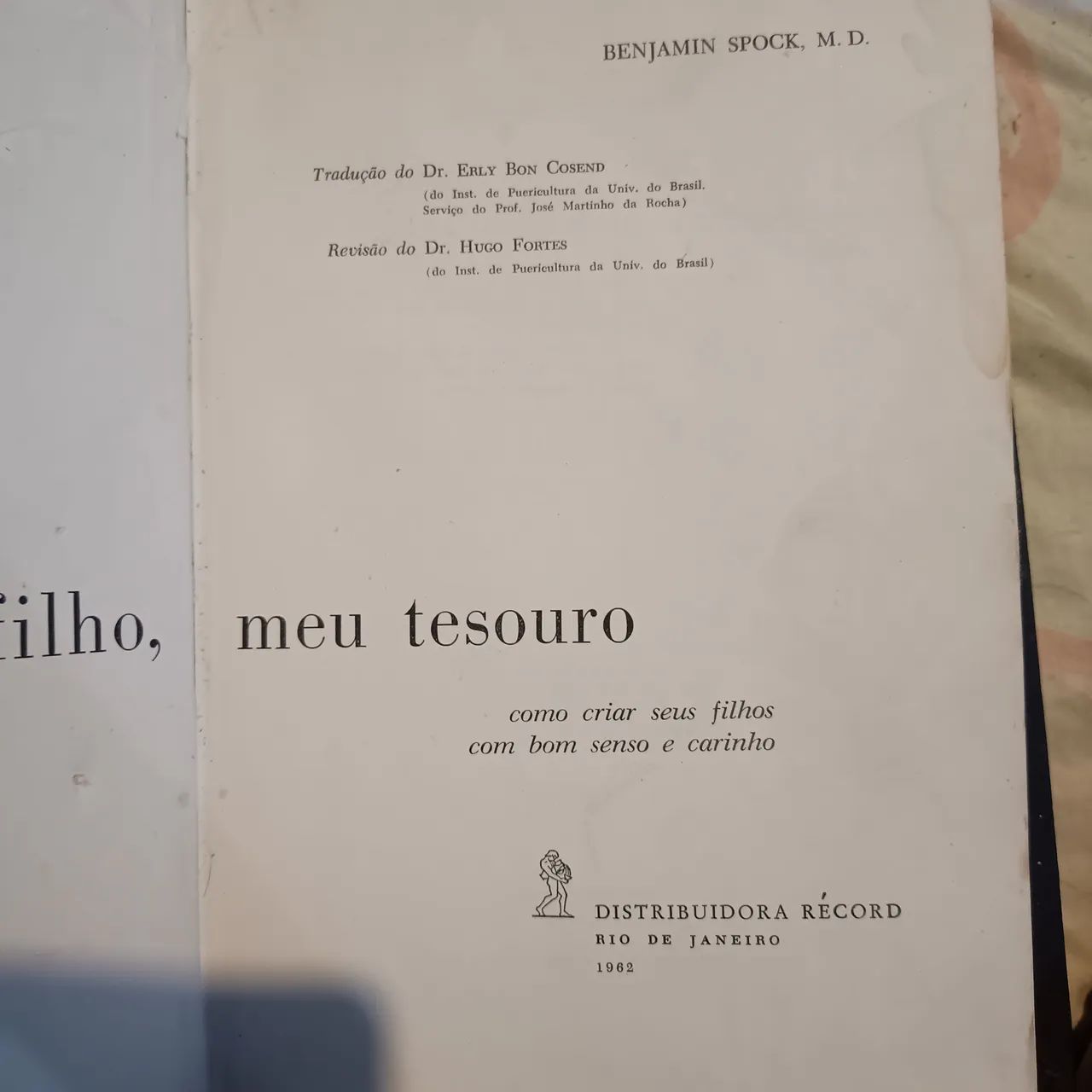 Livro Meu Filho, Meu Tesouro 1962 - Foto 3