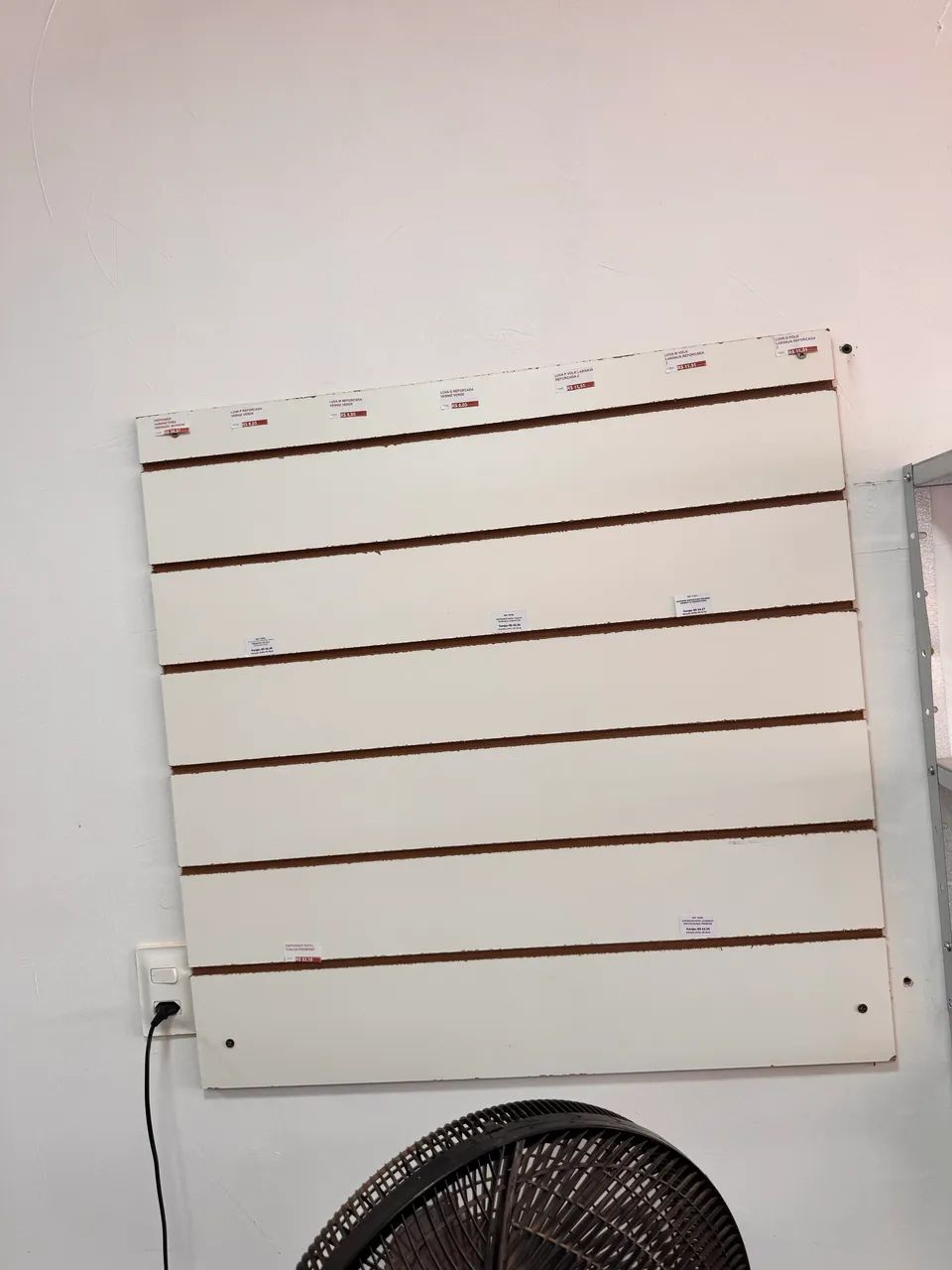 Painel canelado 90x90 6 unidades
