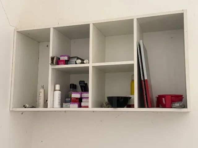 Niche for living room with shelf
