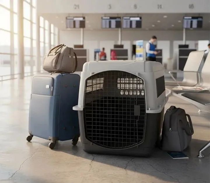 Caixa transporte pet grande aeroporto - Foto 2