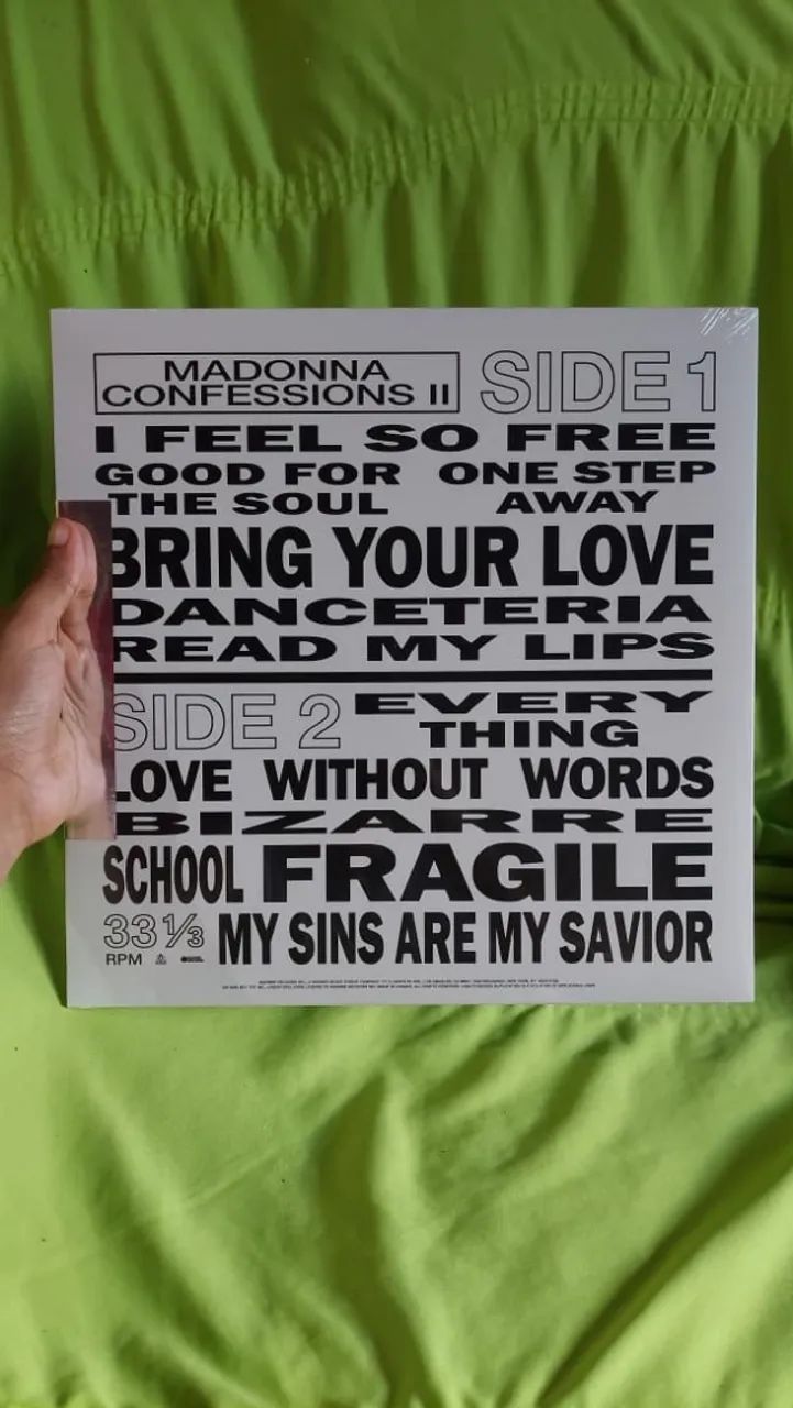 LP Confessions II - Madonna (Yellow, vinil importado e lacrado) - Foto 2