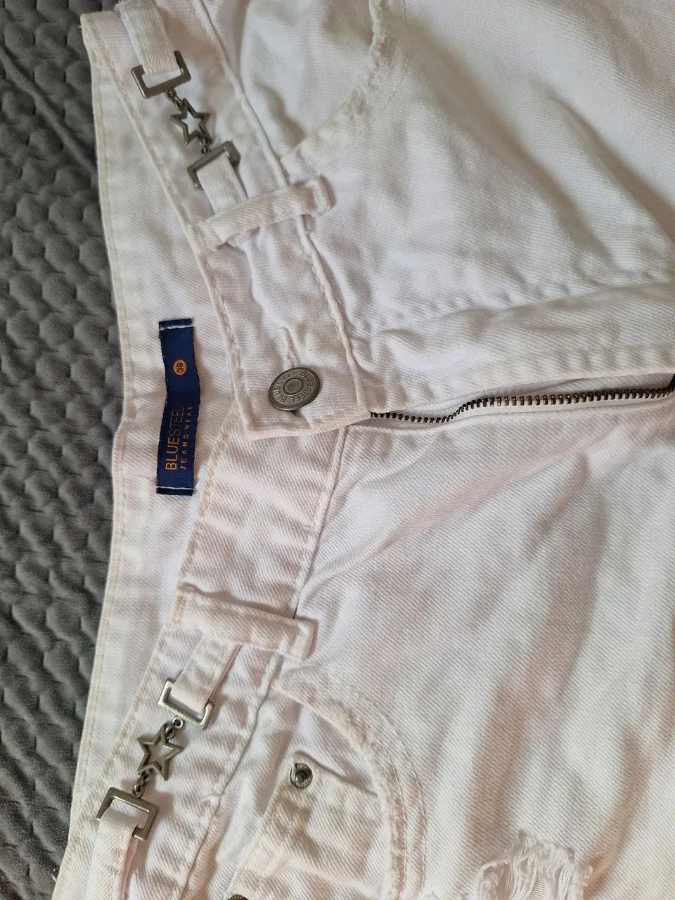 Short jeans branco  - Foto 2
