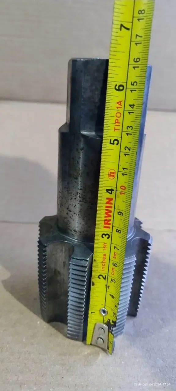 Macho manual industrial - 3 polegadas - 3,177 KG - kit 3 unidades 